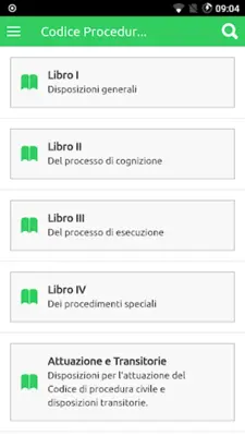 Codice Procedura Civile android App screenshot 4